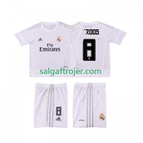 Real Madrid KROOS 8 2015 2016 Fodboldtrøjer Børn Retro Hjemmebanesæt Kort ærmer Real Madrid KROOS 8 2015 2016 Fodboldtrøjer Børn Retro Hjemmebanesæt Kort ærmer